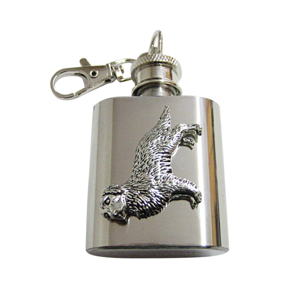 Golden Retriever Dog Keychain Flask - image 1